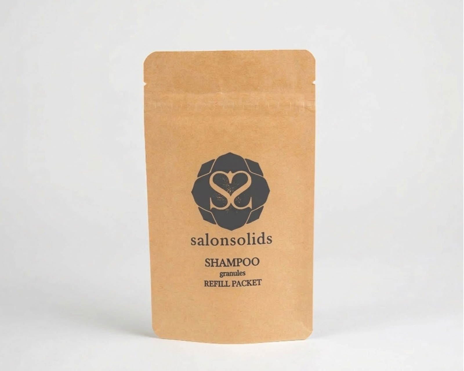 Shampoo granules refill packet